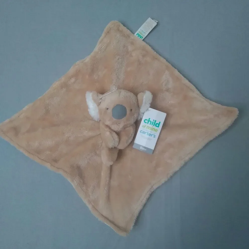 Carters Koala Bear Lovey Baby Security Blanket Comfort Plush Fleece Stuffie Pal